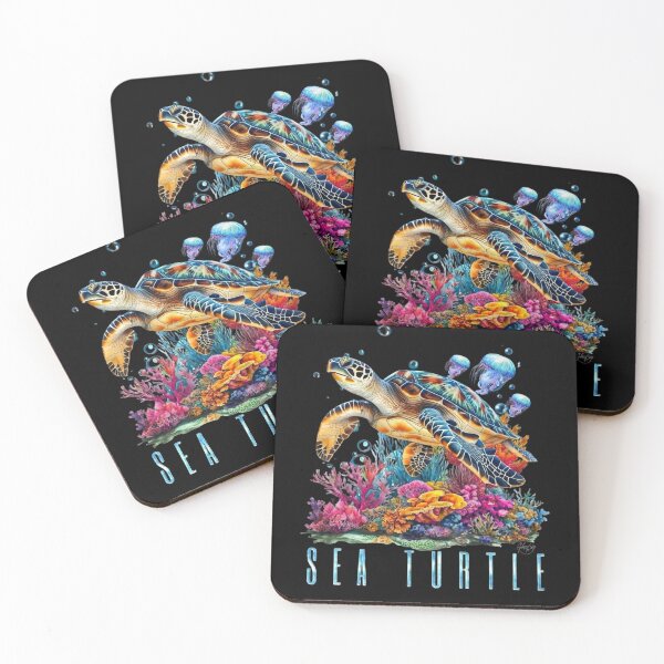 Item preview, Underwater Kingdom: Sea Turtle & Friends  designed and sold by Gnarly360.