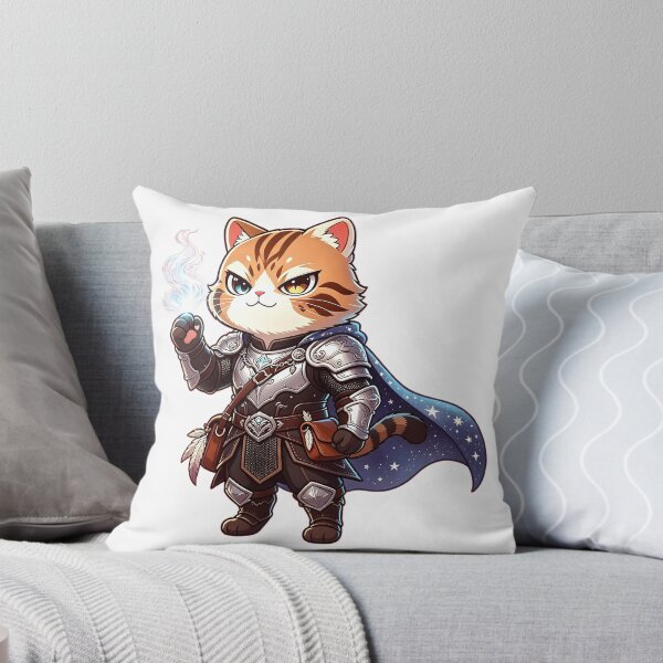 Item preview, The Starry Battle-Mage - Cute Felis Nigripes Wizard designed and sold by ABYSSLAB.