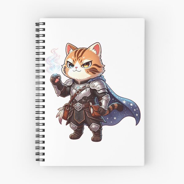 Item preview, The Starry Battle-Mage - Cute Felis Nigripes Wizard designed and sold by ABYSSLAB.