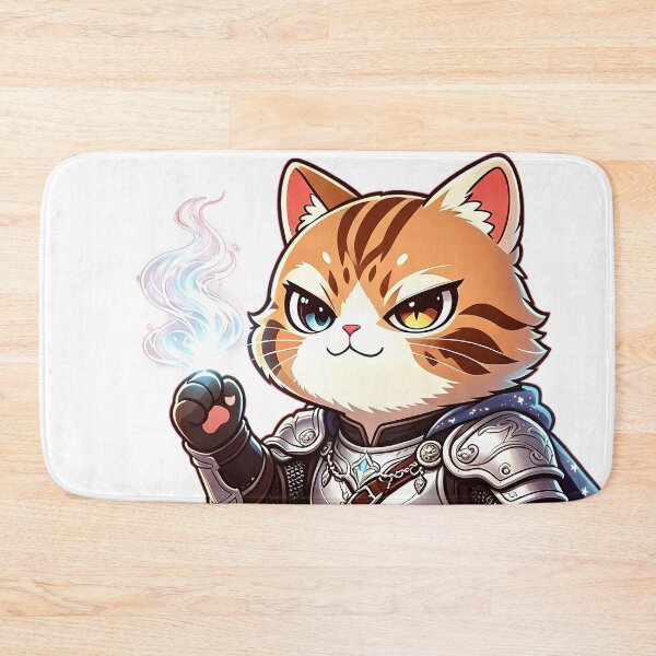 Item preview, The Starry Battle-Mage - Cute Felis Nigripes Wizard designed and sold by ABYSSLAB.