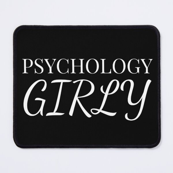 Item preview, Psychology Girly (in White) designed and sold by HyperfixationStation.