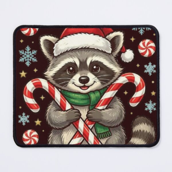 Item preview, Caught Candy-Handed Raccoon Christmas | Cute Holiday Candy Cane Lover | Funny Christmas Animal Tee designed and sold by HopeAndHustle.