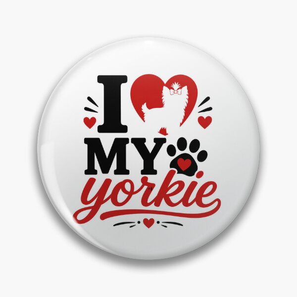 Item preview, I Heart My Yorkie | Cute Yorkshire Terrier Dog Lover Typography designed and sold by tmachtan.