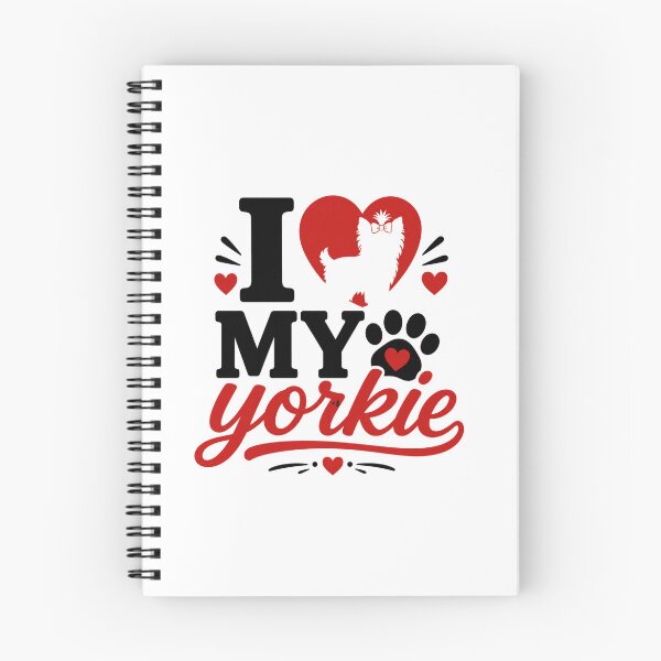 Item preview, I Heart My Yorkie | Cute Yorkshire Terrier Dog Lover Typography designed and sold by tmachtan.