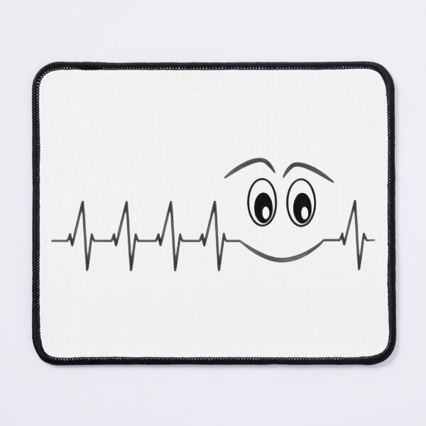 Item preview, Heartbeat Smile Face Graphic designed and sold by SoyLamderma.