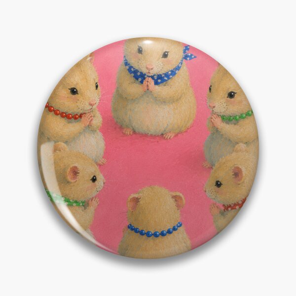 Item preview, Nursery Playroom Hamster Meeting Illustration designed and sold by bosamji.