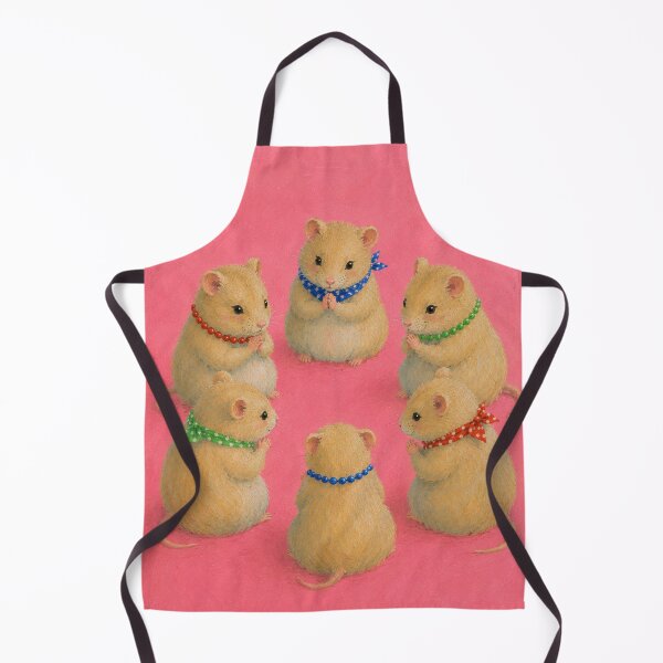 Item preview, Nursery Playroom Hamster Meeting Illustration designed and sold by bosamji.