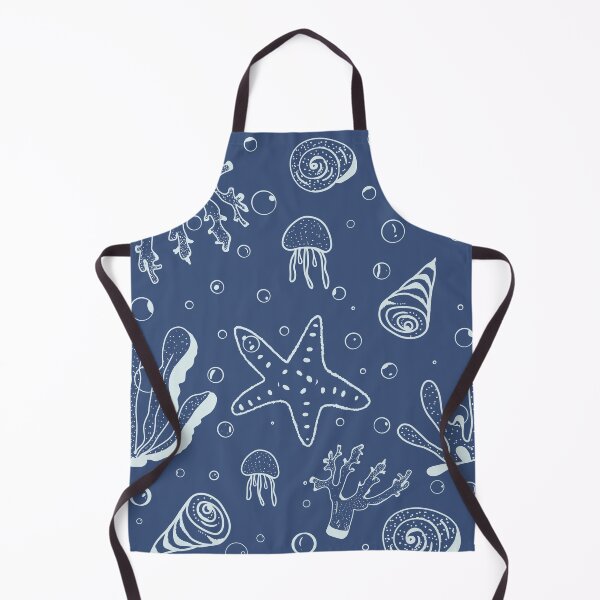Item preview, Ocean blue of seashells pattern designed and sold by Min659.