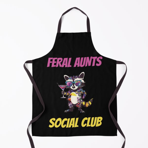Item preview, Feral Aunts Social Club Funny Aunt Cocktail Drink Design designed and sold by VectorForge.