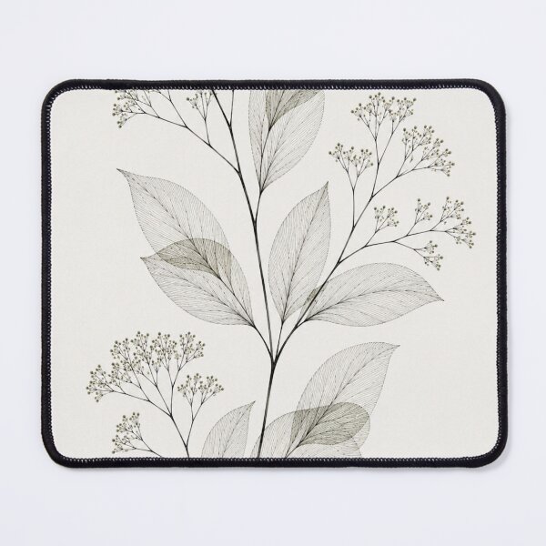 Item preview, Minimalist Living Room Botanical Vein Illustration designed and sold by bosamji.