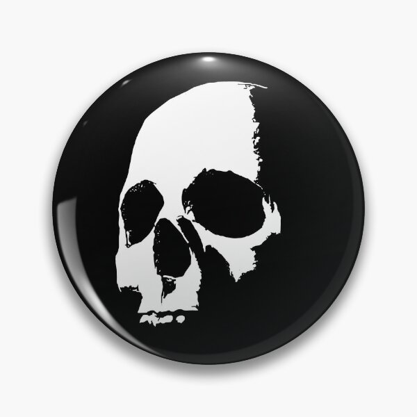 Item preview, Grunge Half White Skull designed and sold by calaveria.