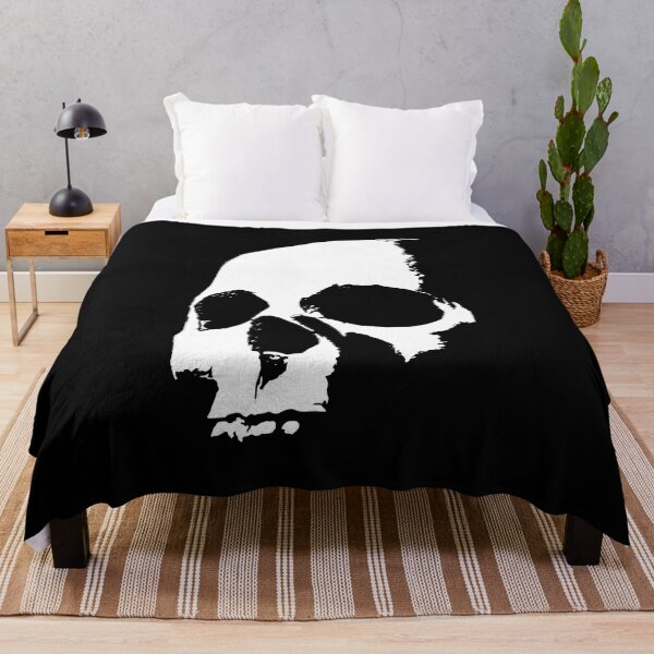 Item preview, Grunge Half White Skull designed and sold by calaveria.