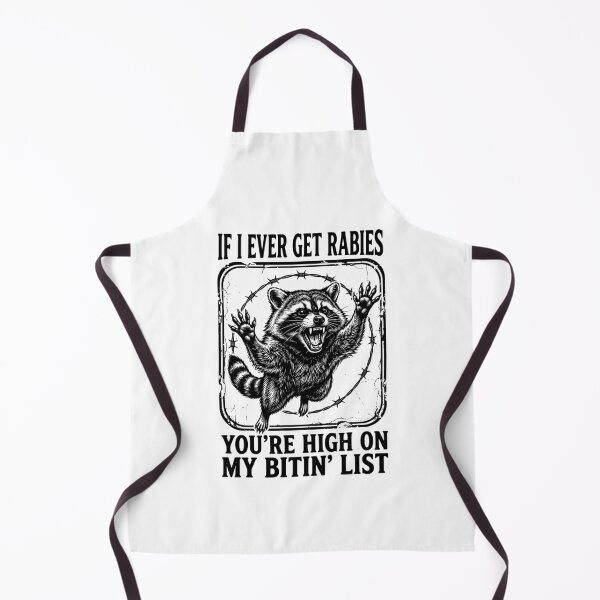 Item preview, Funny Raccoon Bitin' List designed and sold by dudelinart.