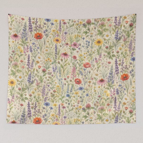 Item preview, Wildflower meadow watercolor pattern designed and sold by Side Quest Co..