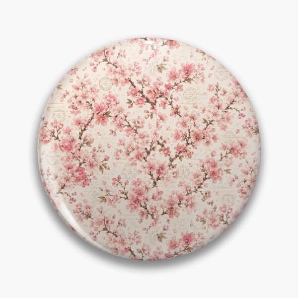 Item preview, Vintage sakura with postal accents designed and sold by Side Quest Co..