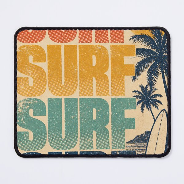 Item preview, Surf Surf Surf Surf – Retro Halftone Surf Typography Design designed and sold by Jandedan.