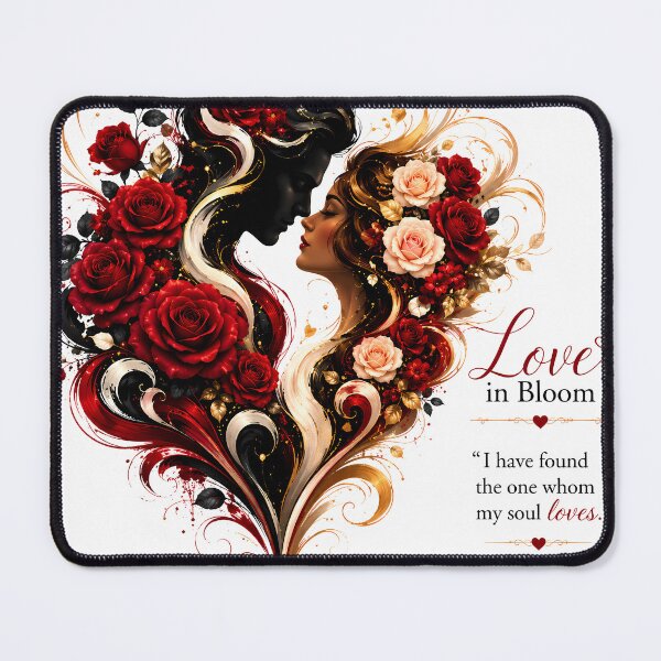 Item preview, Love in Bloom Bible Verse Art designed and sold by GrussaDesigns.
