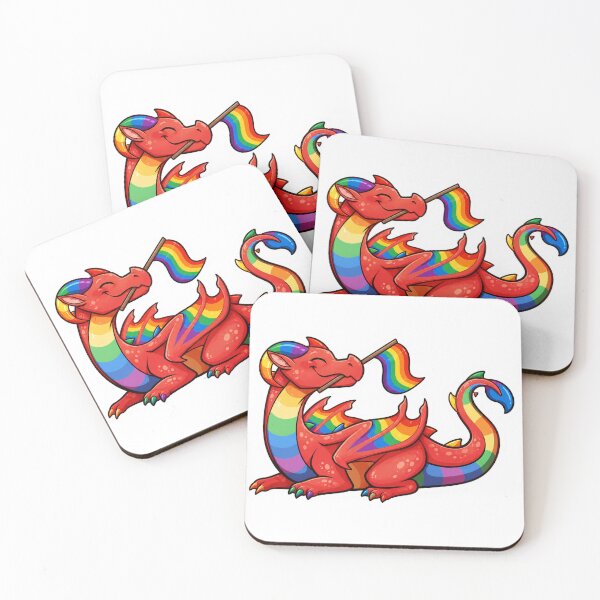 Item preview, Pride Flag Dragon sticker designed and sold by Bigeasy22441.