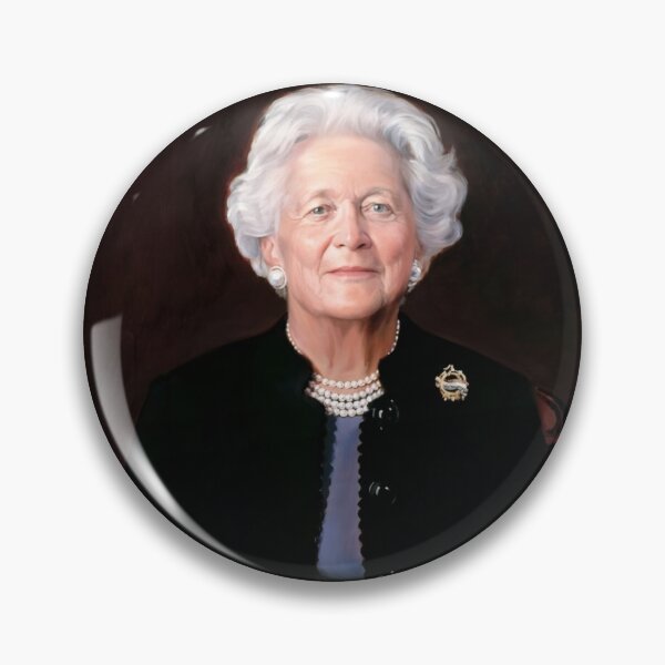Item preview, Barbara Bush Official White House portrait designed and sold by CMooreWorx.