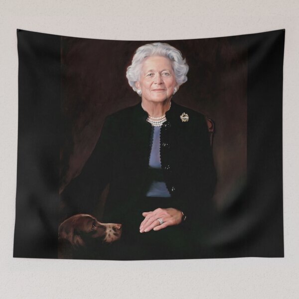 Item preview, Barbara Bush Official White House portrait designed and sold by CMooreWorx.
