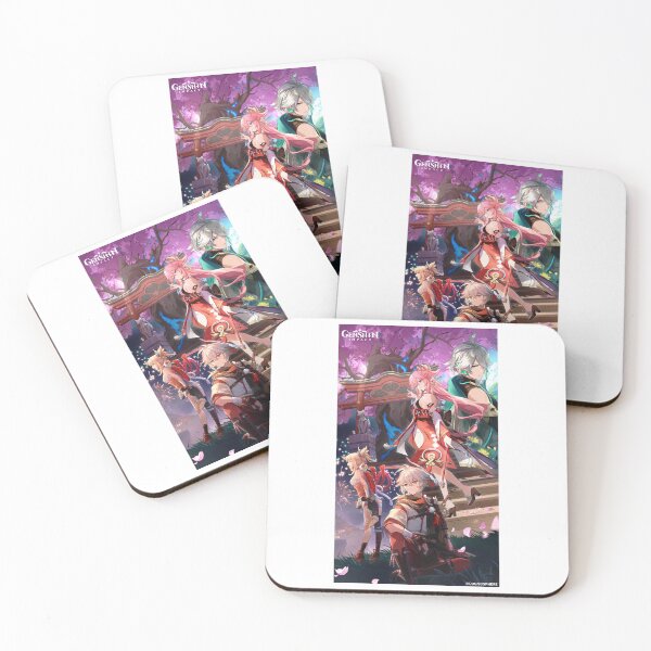 Item preview, Yoimiya, Yae Miko, Kazuha and Alhaitham designed and sold by Lauwuuh.