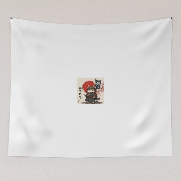 Item preview, Cute Samurai Cat Japan Character designed and sold by オルフェドリーム.