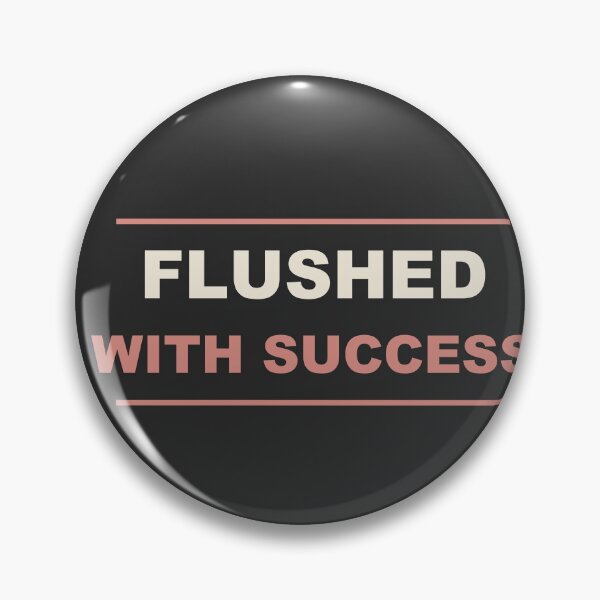 Item preview, Flushed With Success - Funny Plumber designed and sold by RetroThreadWorks.