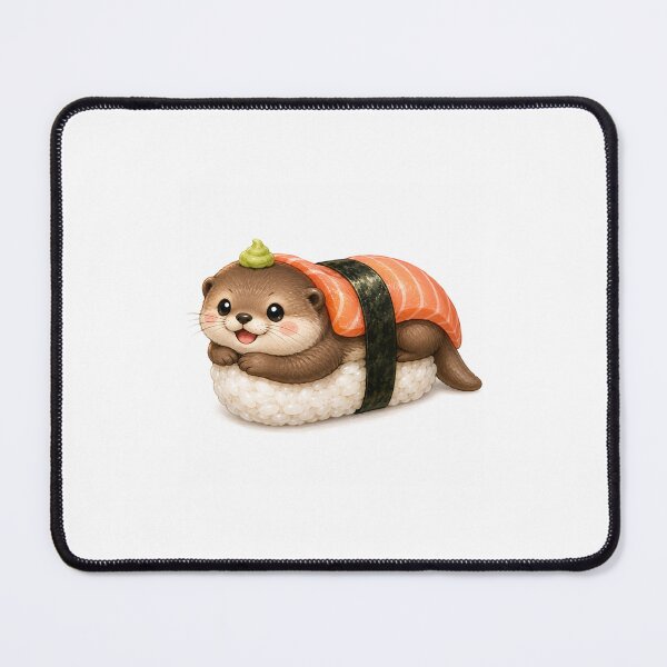 Item preview, Cute Sushi Otter Japan Character designed and sold by オルフェドリーム.