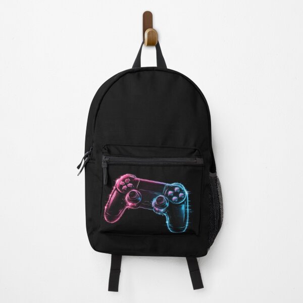 Item preview, Manette Néon Glitch Rose Bleu designed and sold by Loading Crush.