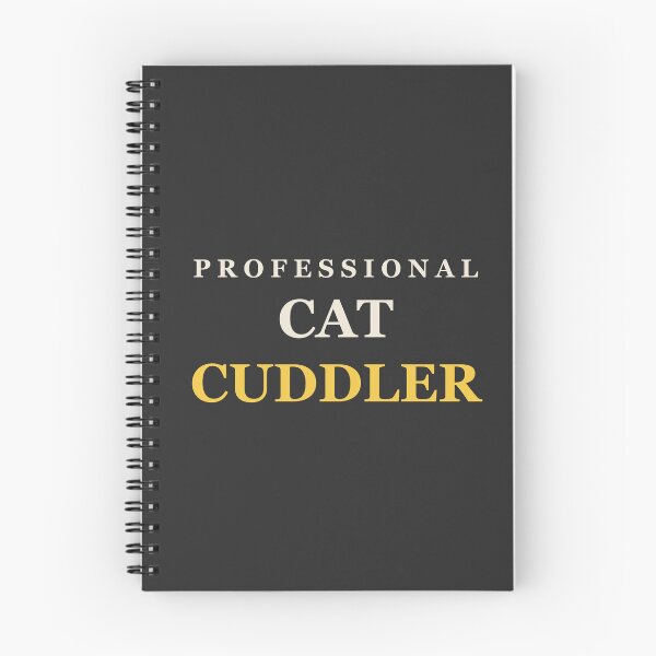 Item preview, Professional Cat Cuddler - Funny Cat Lover designed and sold by RetroThreadWorks.