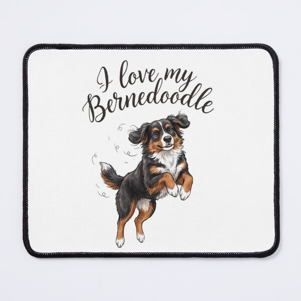 Item preview, bernedoodle club - bernedoodle mom - bernedoodle dad - retro dog shirt - vintage varsity dog designed and sold by JansenGS.