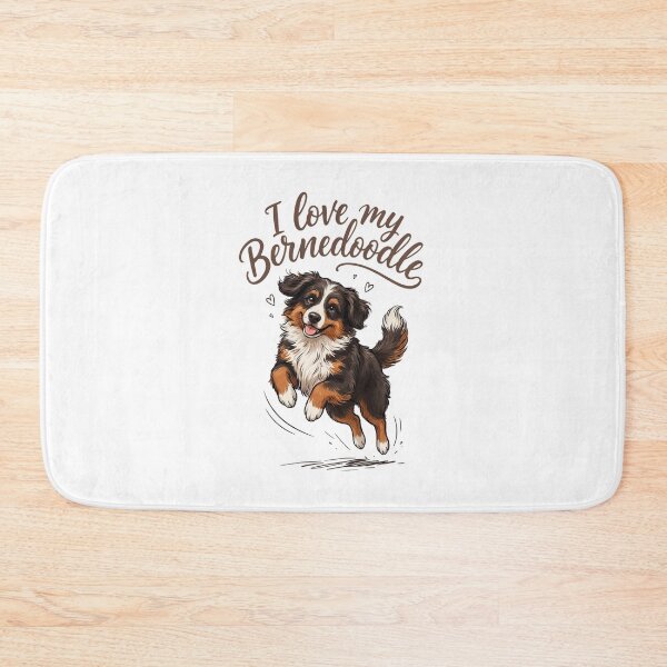 Item preview, bernedoodle club - bernedoodle mom - bernedoodle dad - retro dog shirt - vintage varsity dog designed and sold by JansenGS.
