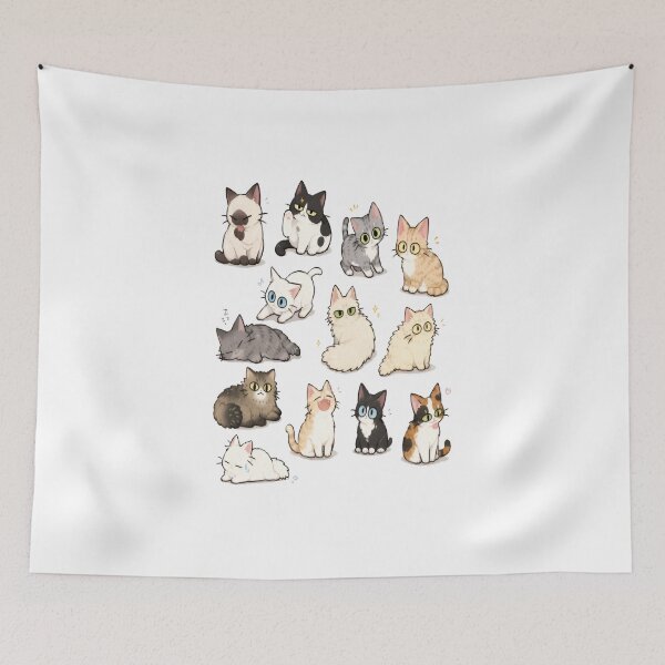 Item preview,  Cute Cats Sticker designed and sold by oganespegenh.