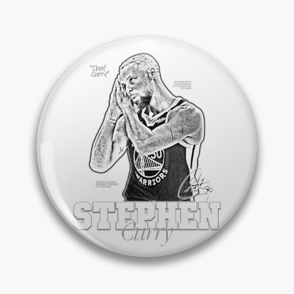 Item preview, Stephen Curry, Basketball, Sports, NBA, Black and White designed and sold by BigBossHideout.