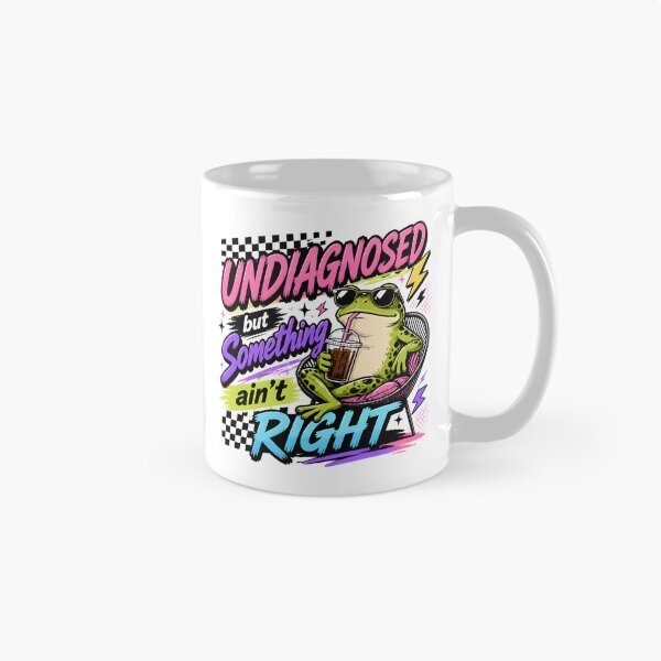 Item preview, Undiagnosed Something Ain't Right Funny Frog Design designed and sold by LunaPixelStudio.