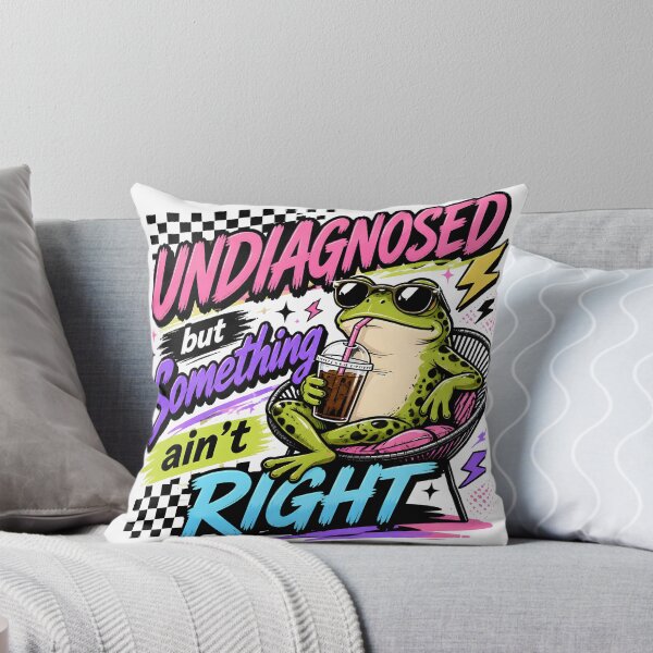 Item preview, Undiagnosed Something Ain't Right Funny Frog Design designed and sold by LunaPixelStudio.
