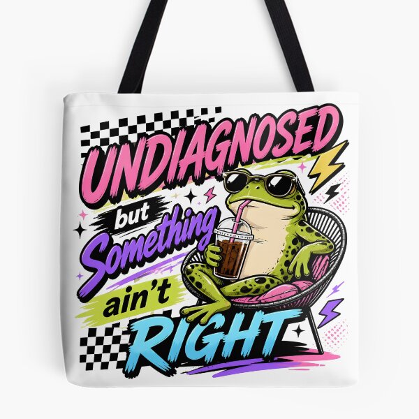Item preview, Undiagnosed Something Ain't Right Funny Frog Design designed and sold by LunaPixelStudio.