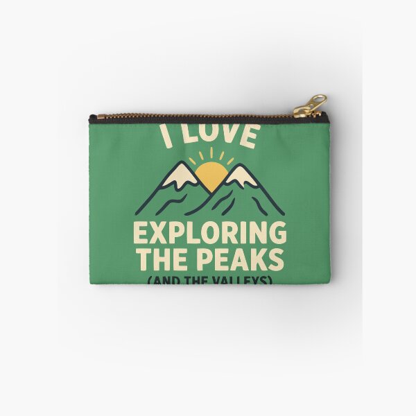 Item preview, I Love Exploring The Peaks And The Valleys Outdoor designed and sold by Amir Faysal.