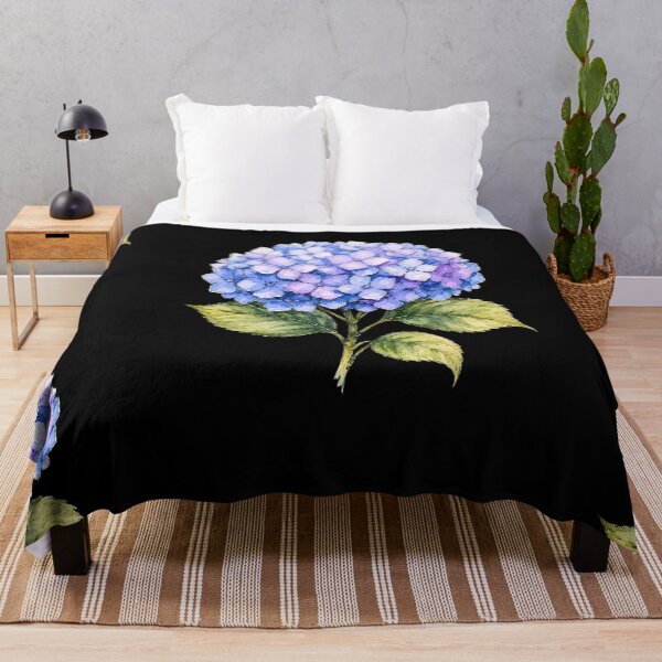 Item preview, Minimal Hydrangea Botanical Watercolor designed and sold by ColorSplash123.