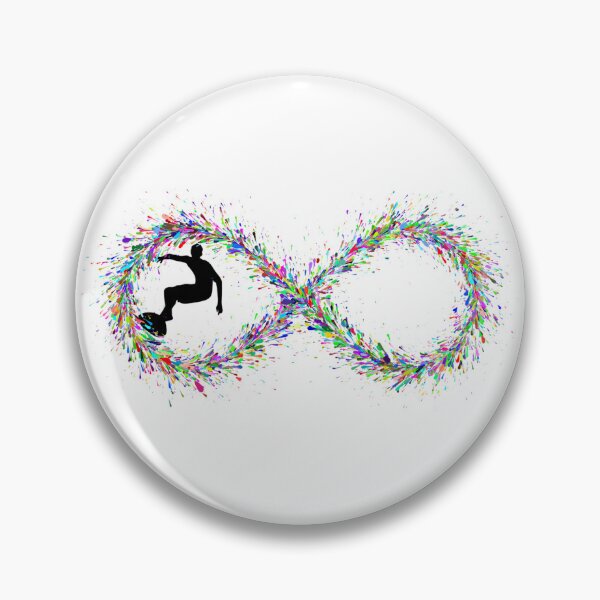Item preview, Surfing Forever Infinity Rainbow designed and sold by ChristinasMess.