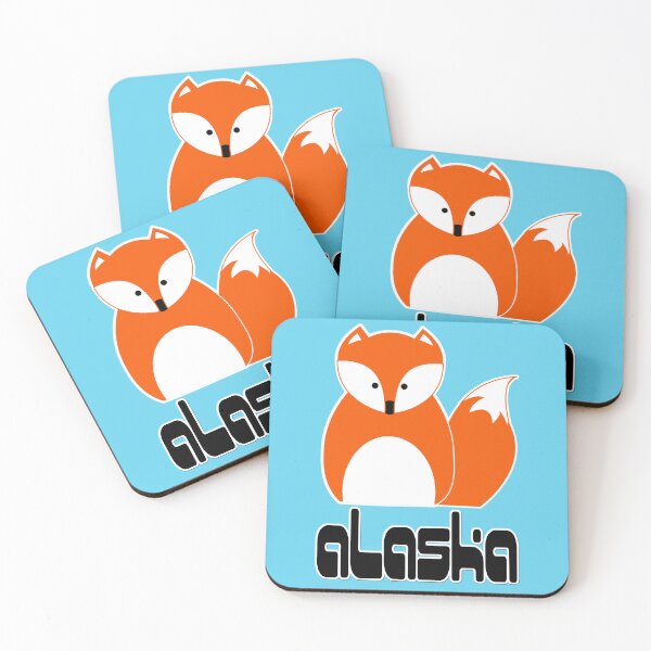 Item preview, Red Fox Cartoon, Alaska designed and sold by AlaskaExtreme.