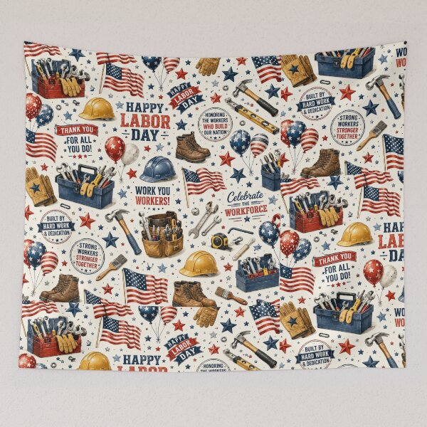 Item preview, labor day patterns designed and sold by Side Quest Co..