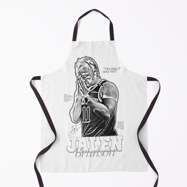 Item preview, Jalen Brunson, Basketball, Sports, NBA, Black and White designed and sold by BigBossHideout.