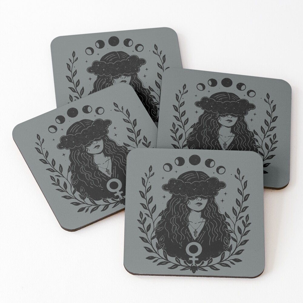 Item preview, Coasters (Set of 4) designed and sold by InkWater-Studio.