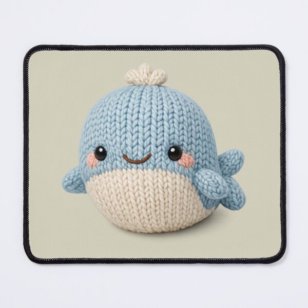 Item preview, Cute Knitted Whale Turtle Plush | Kawaii Handmade Crochet Knit Cottagecore designed and sold by Moons Studio.