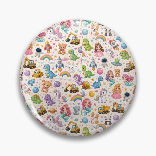 Item preview, Kids Kawaii pastel wonderland pattern designed and sold by Side Quest Co..
