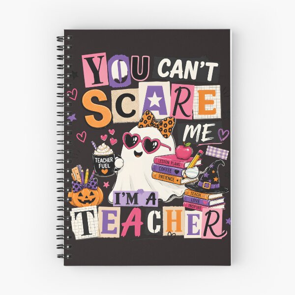 Item preview, You Can't Scare Me I'm A Teacher Funny Ghost Design designed and sold by LunaPixelStudio.