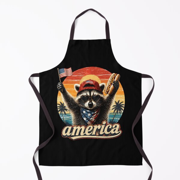 Item preview, America Meme Raccoon Hot Dog designed and sold by Randomera.