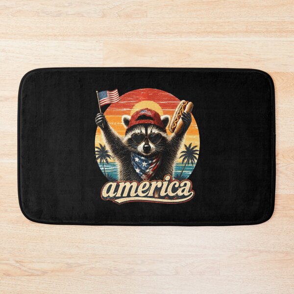 Item preview, America Meme Raccoon Hot Dog designed and sold by Randomera.