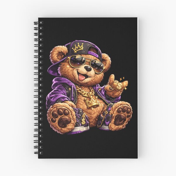 Item preview, Royal Flex Teddy – Hip Hop King Bear designed and sold by Funky Fable studio.